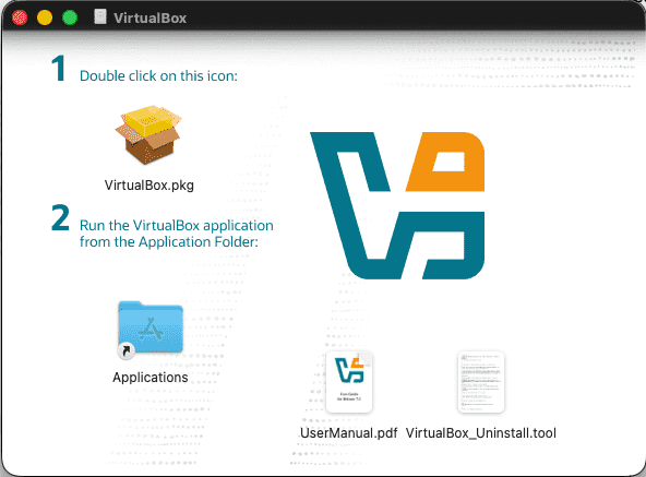 VirtualBoxインストーラー起動画面