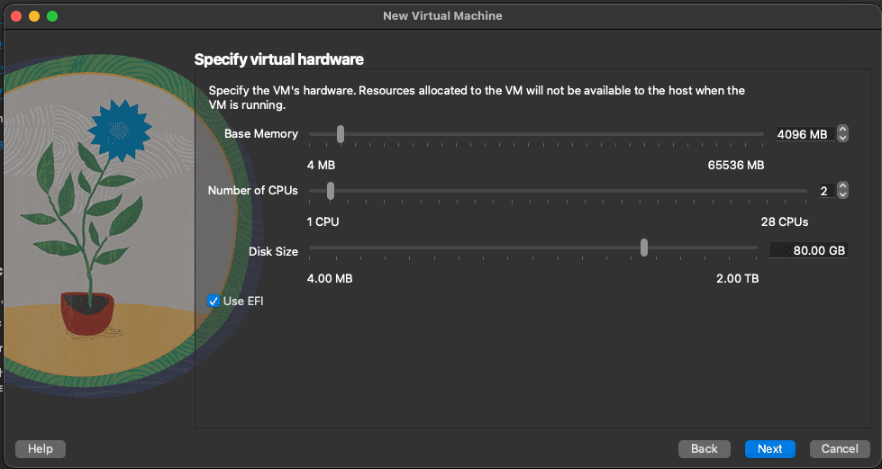 VirtualBox仮想環境設定(パラメータ設定)